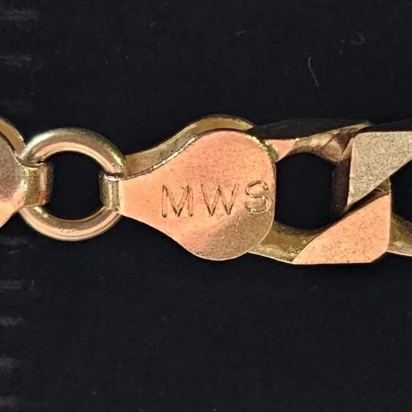 Solid 925 Italy Diamond Cut Curb Chain 20” 44g Heavy Sterling Silver 6.5mm - Picture 7 of 12